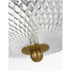 Alexa Hampton Lucinda 3 Light 15 inch Burnished Brass Pendant Ceiling Light