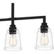 McIntire 4 Light 34 inch Matte Black Island Light Ceiling Light