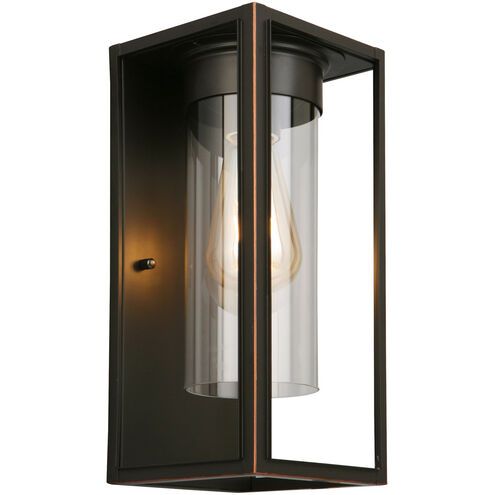 Walker Hill 1 Light 12 inch Oil Rubbed Bronze Outdoor Wall Light