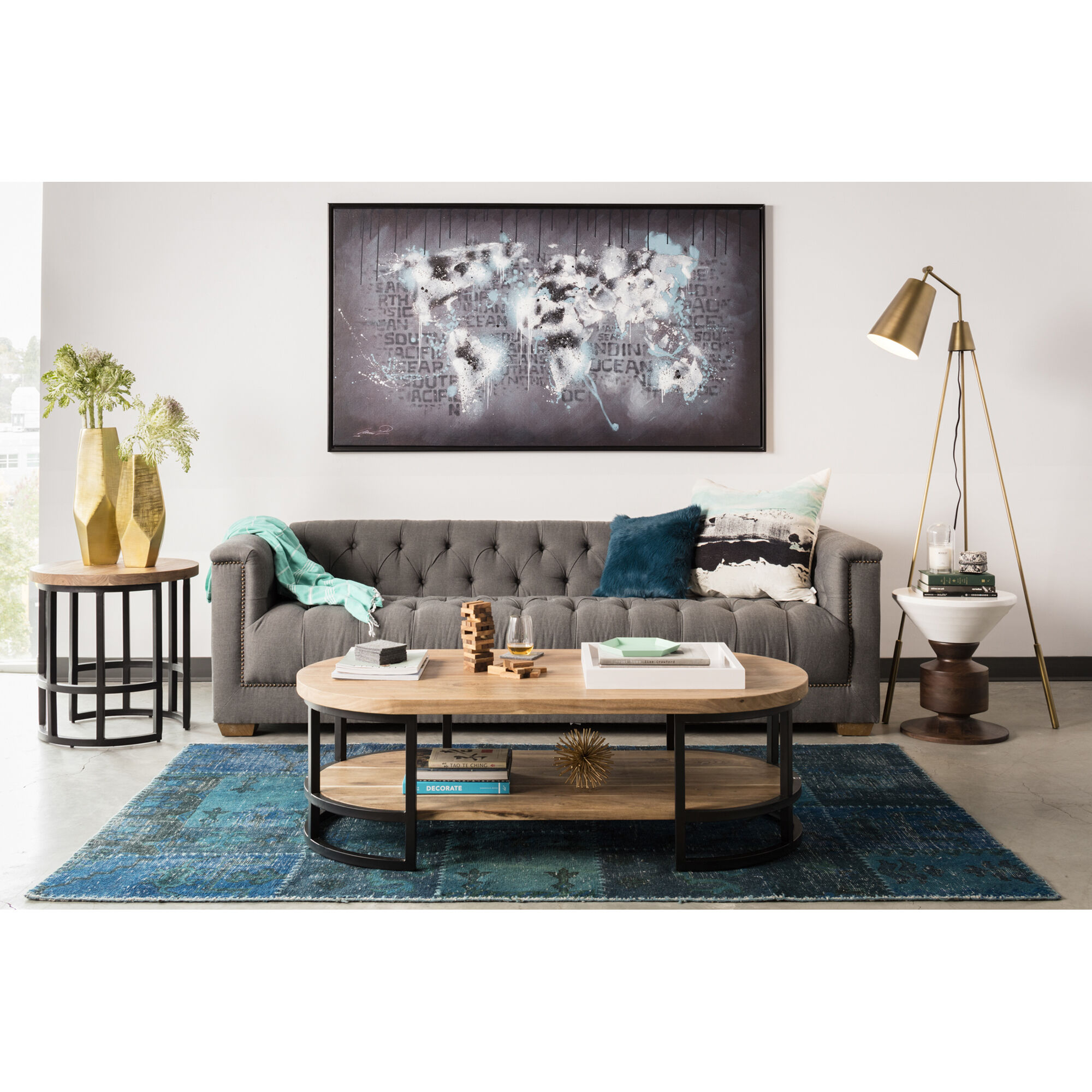 Hippo 20 inch White Stool