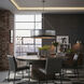 Cannery 6 Light 38 inch Ombre Galvanized Pendant Ceiling Light