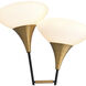 Duco 34.25 inch 5.00 watt Antique Brass Table Lamp Portable Light