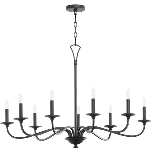 Maryse 9 Light 37 inch Matte Black Chandelier Ceiling Light