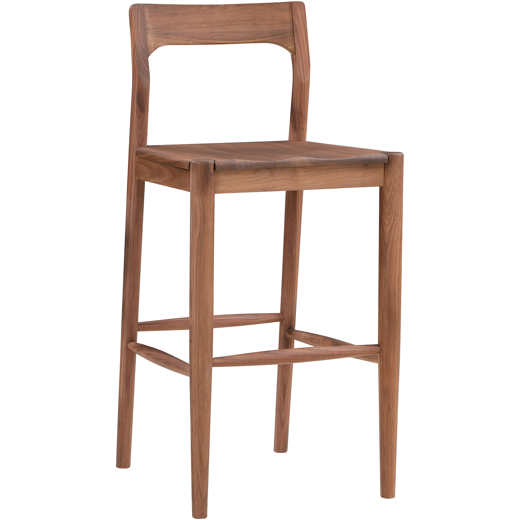 Owing 42 inch Walnut Bar Stool