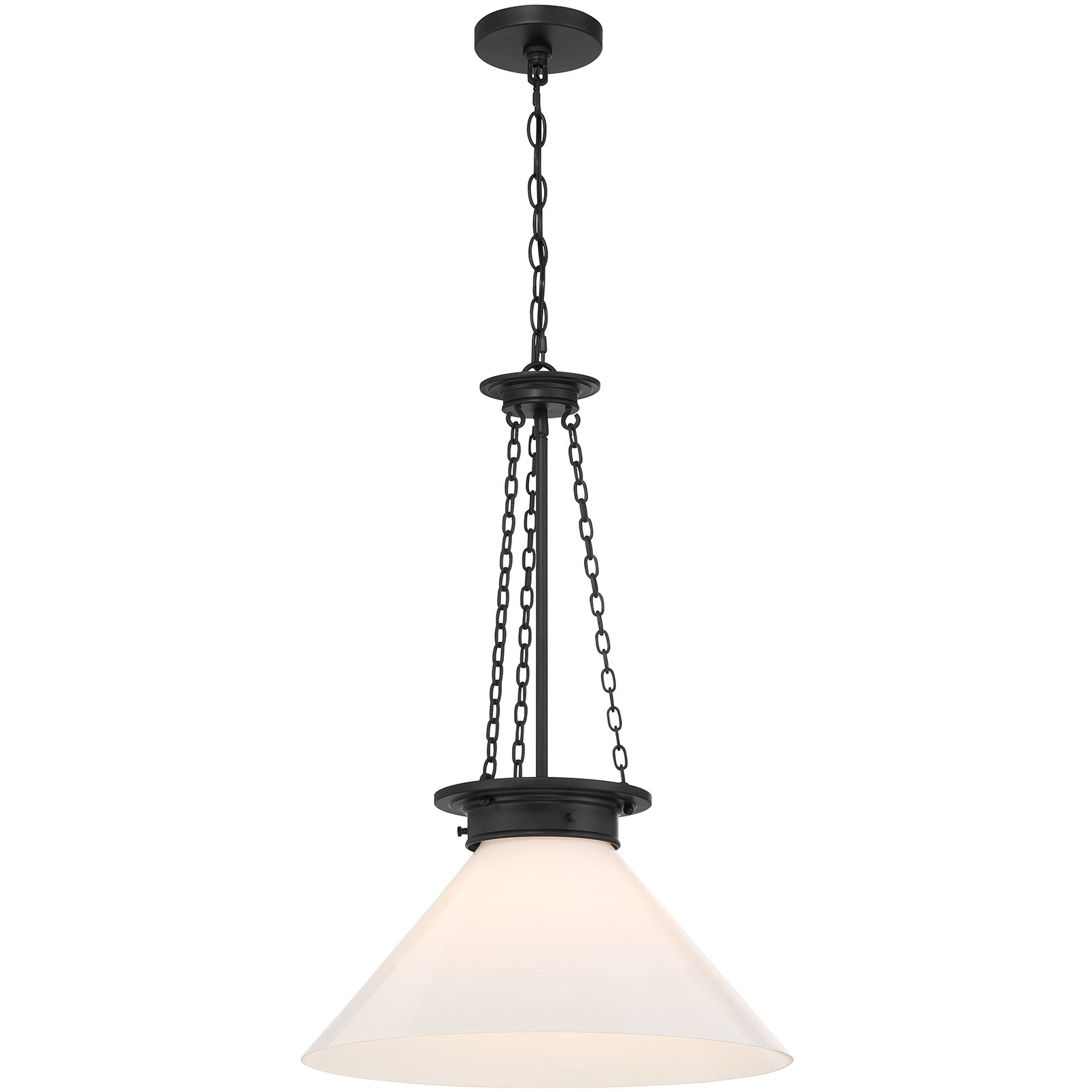 Myers 1 Light 18 inch Matte Black Pendant Ceiling Light