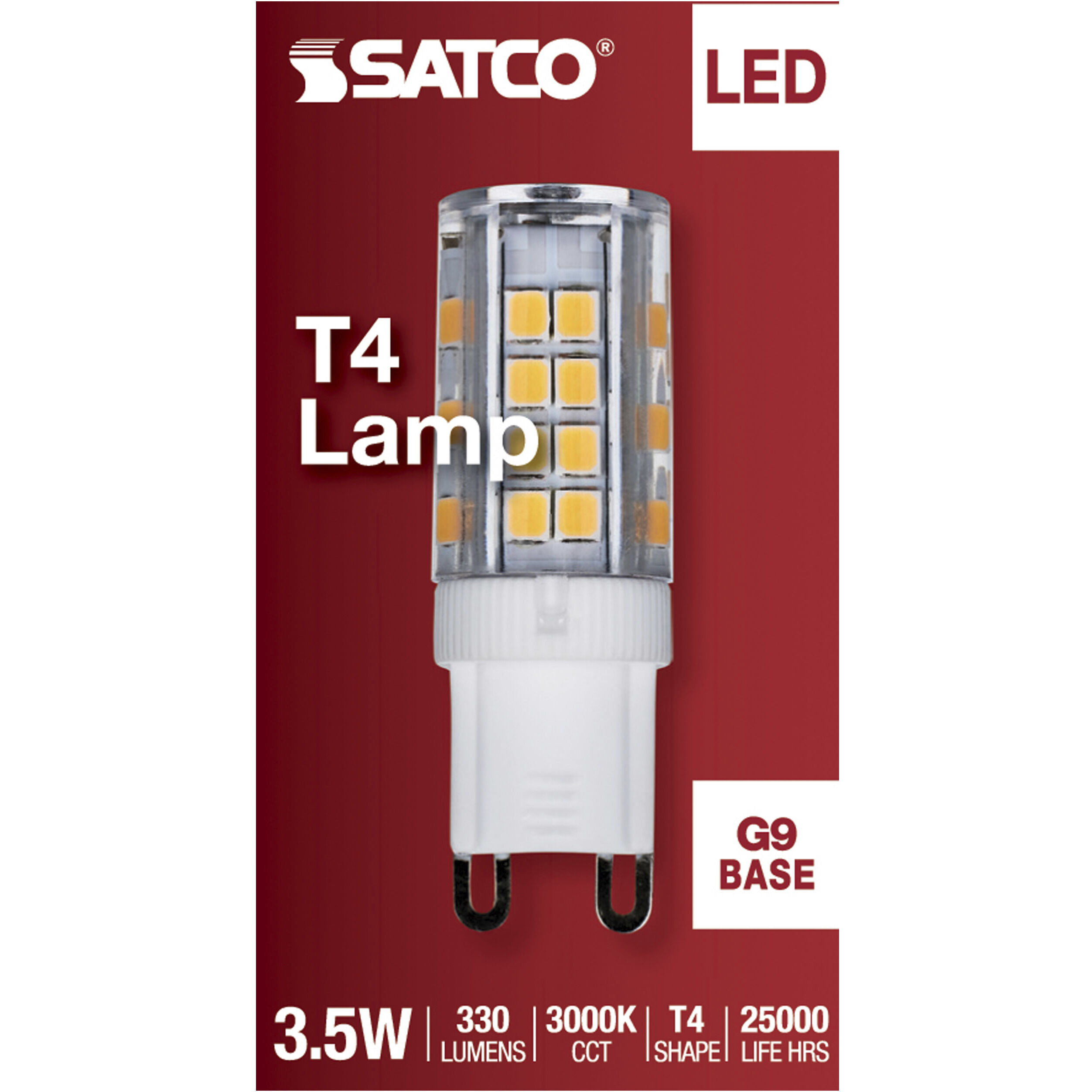 Lumos LED JCD LED G9 Double Loop 3.5 watt 3000K Mini and Pin-Based LED