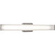 Layla LED 32.66 inch Brushed Nickel Vanity Light Wall Light in 32 in