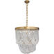 Solaire 6 Light 25 inch Antique Bronze Pendant Ceiling Light