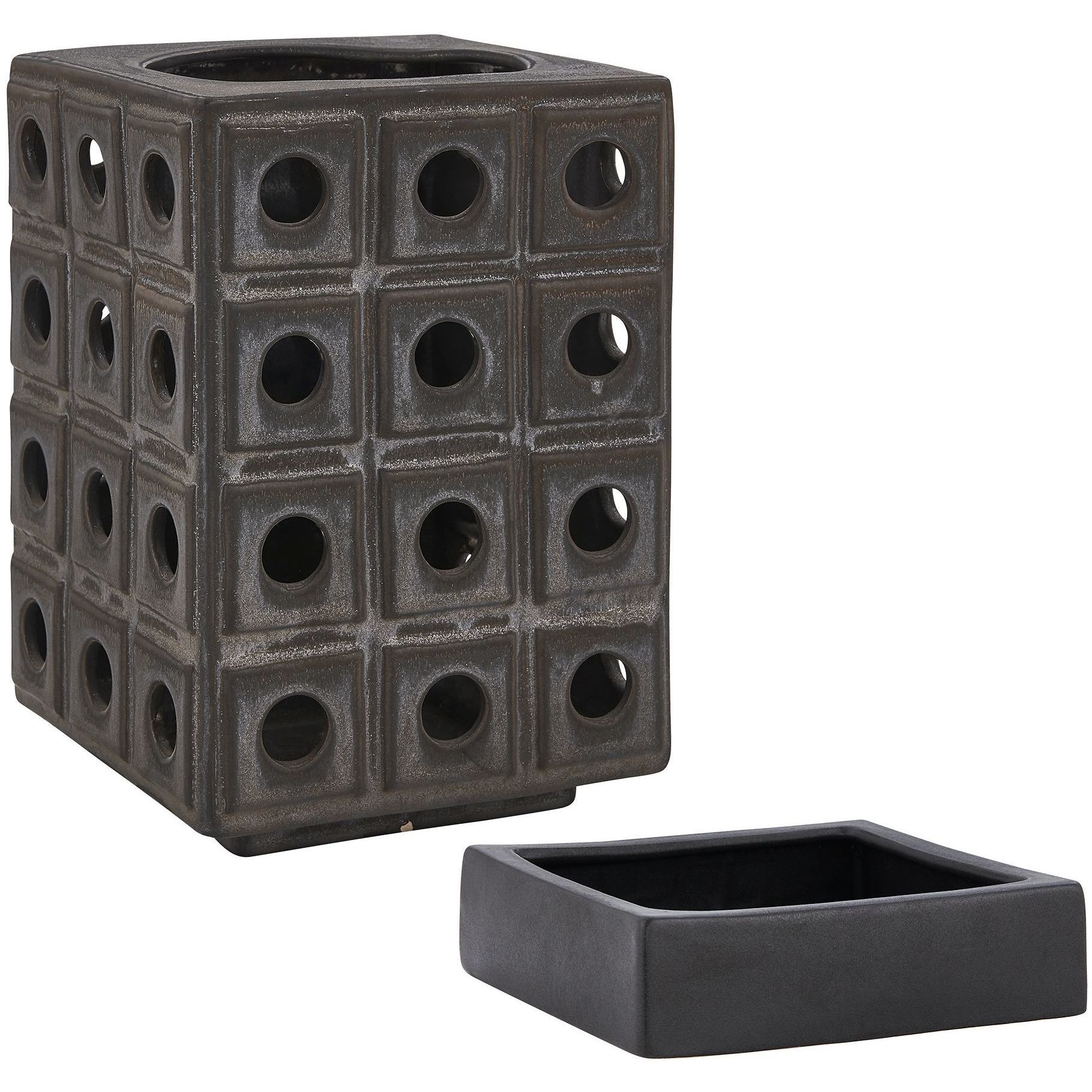 Lattice 12 X 7 inch Indoor-Outdoor Lantern Candleholder