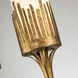 Sawgrass 2 Light 10.5 inch Gold Leaf Sconce Wall Light