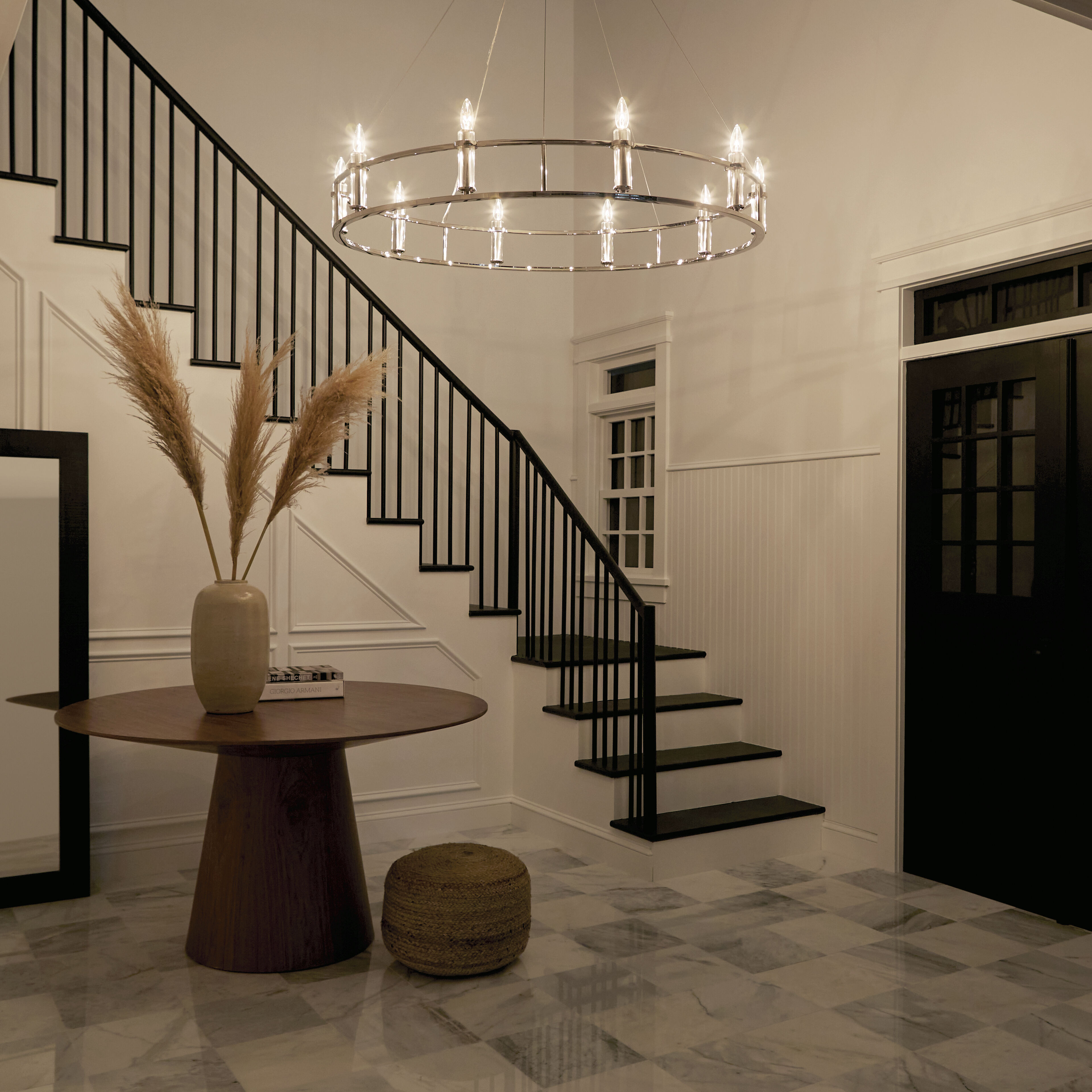 Rosalind 10 Light 50 inch Polished Nickel Chandelier Ceiling Light