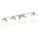Vaughn 4 Light 31.5 inch Brushed Nickel Vanity Wall Light