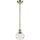 Ballston Rochester 1 Light 5.88 inch Antique Brass Stem Hung Mini Pendant Ceiling Light