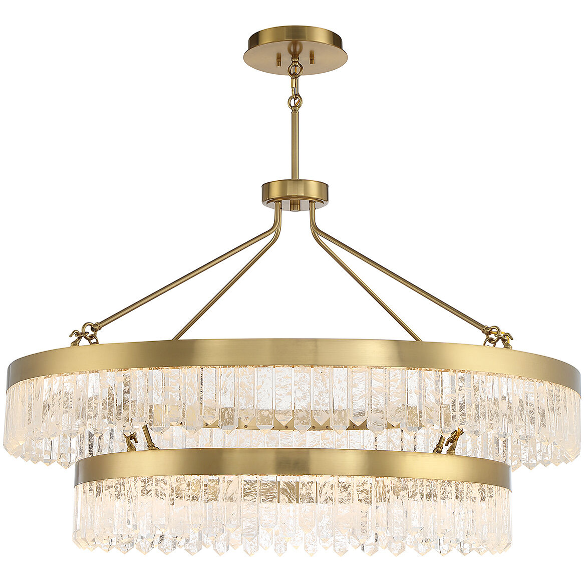 Landon LED 45 inch Warm Brass Pendant Ceiling Light