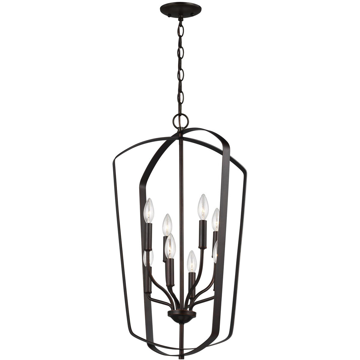 Romee 8 Light 18 inch Bronze Foyer Pendant Ceiling Light, Large