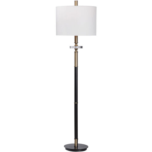 Maud 67 inch 150 watt Aged Black Floor Lamp Portable Light