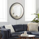 Starfall 39 X 39 inch Gunmetal Vanishing Wall Mirror