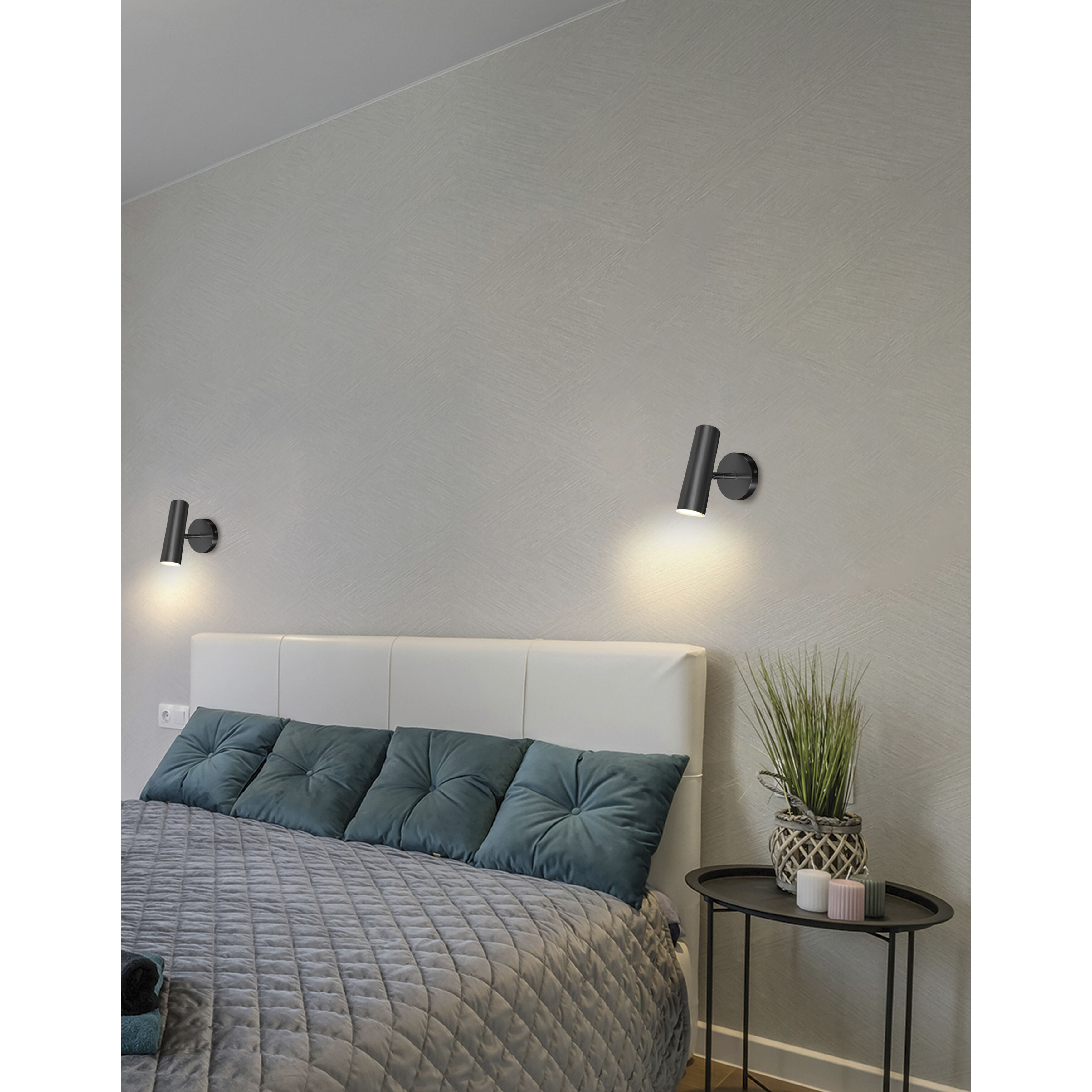 Constance 2.5 inch 6.00 watt Matte Black Task Wall Sconce Wall Light