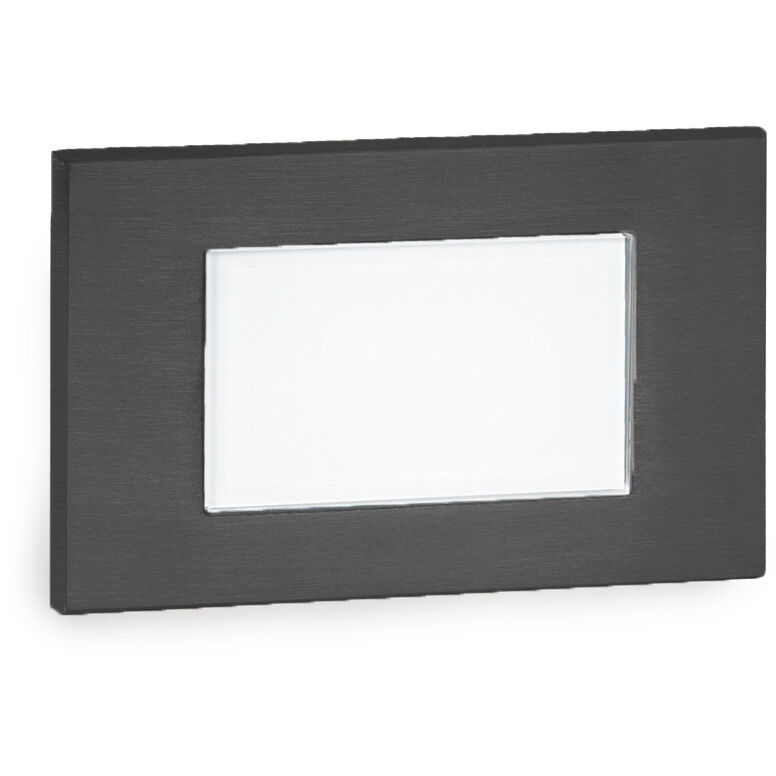 Tyler 12 2 watt Black Step and Wall Lighting in 2700K, WAC Landscape