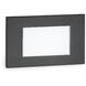 Tyler 12 2 watt Black Step and Wall Lighting in 2700K, WAC Landscape