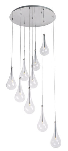 Collier LED 22.75 inch Polished Chrome Single Pendant Ceiling Light