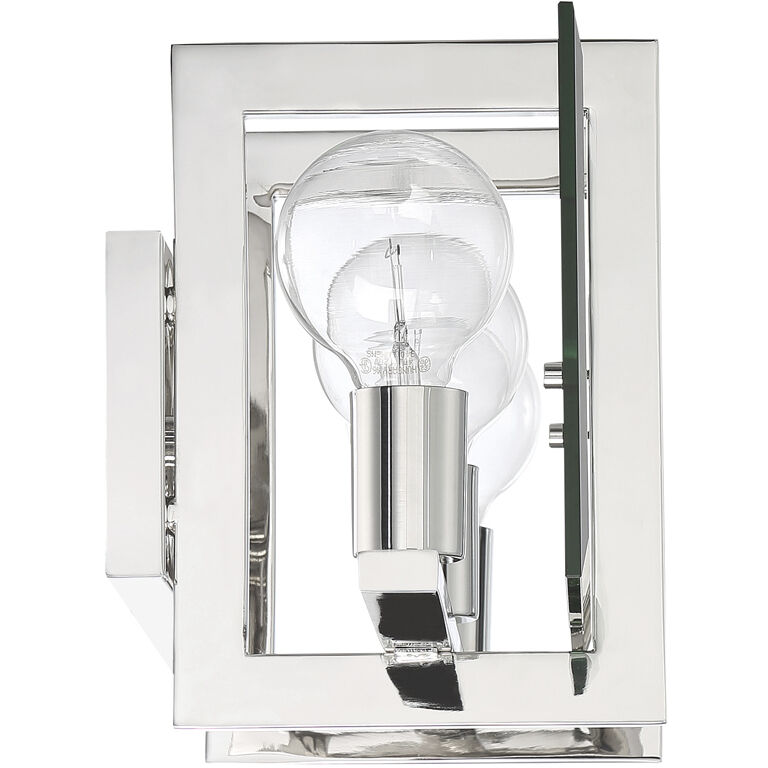 Ethan 3 Light 24 inch Polished Nickel Bath Light Wall Light