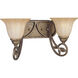 Le Jardin 2 Light 17 inch Biscay Crackle Bath Vanity Wall Light