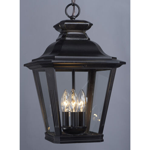 Knoxville 3 Light 11 inch Bronze Outdoor Hanging Lantern