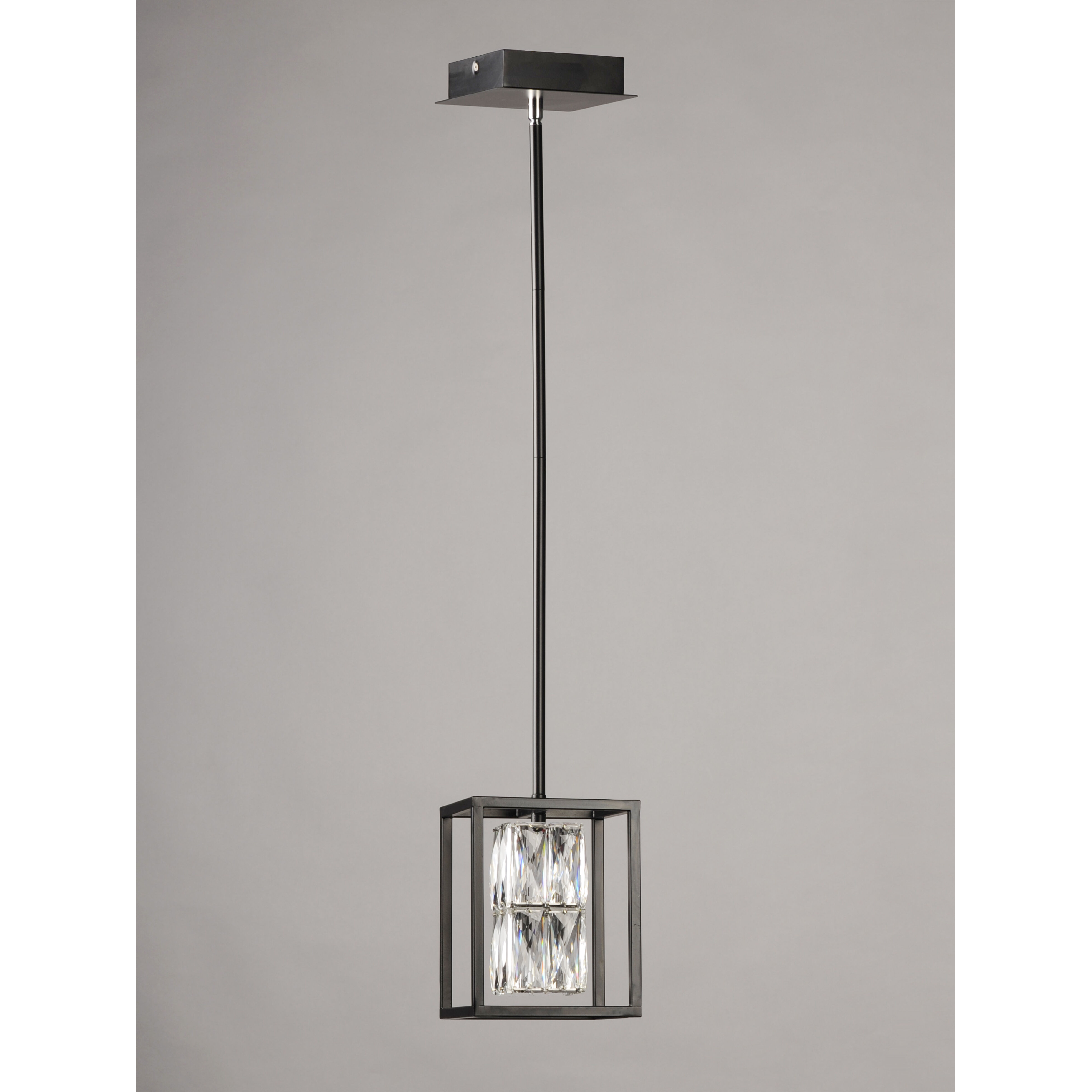 Zephyr LED 6 inch Black Mini Pendant Ceiling Light