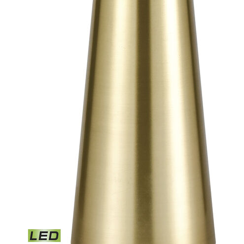 Bella 30 inch 9.00 watt Antique Brass Table Lamp Portable Light