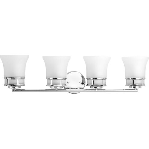 Cascadia 4 Light 32 inch Polished Chrome Bath Vanity Wall Light