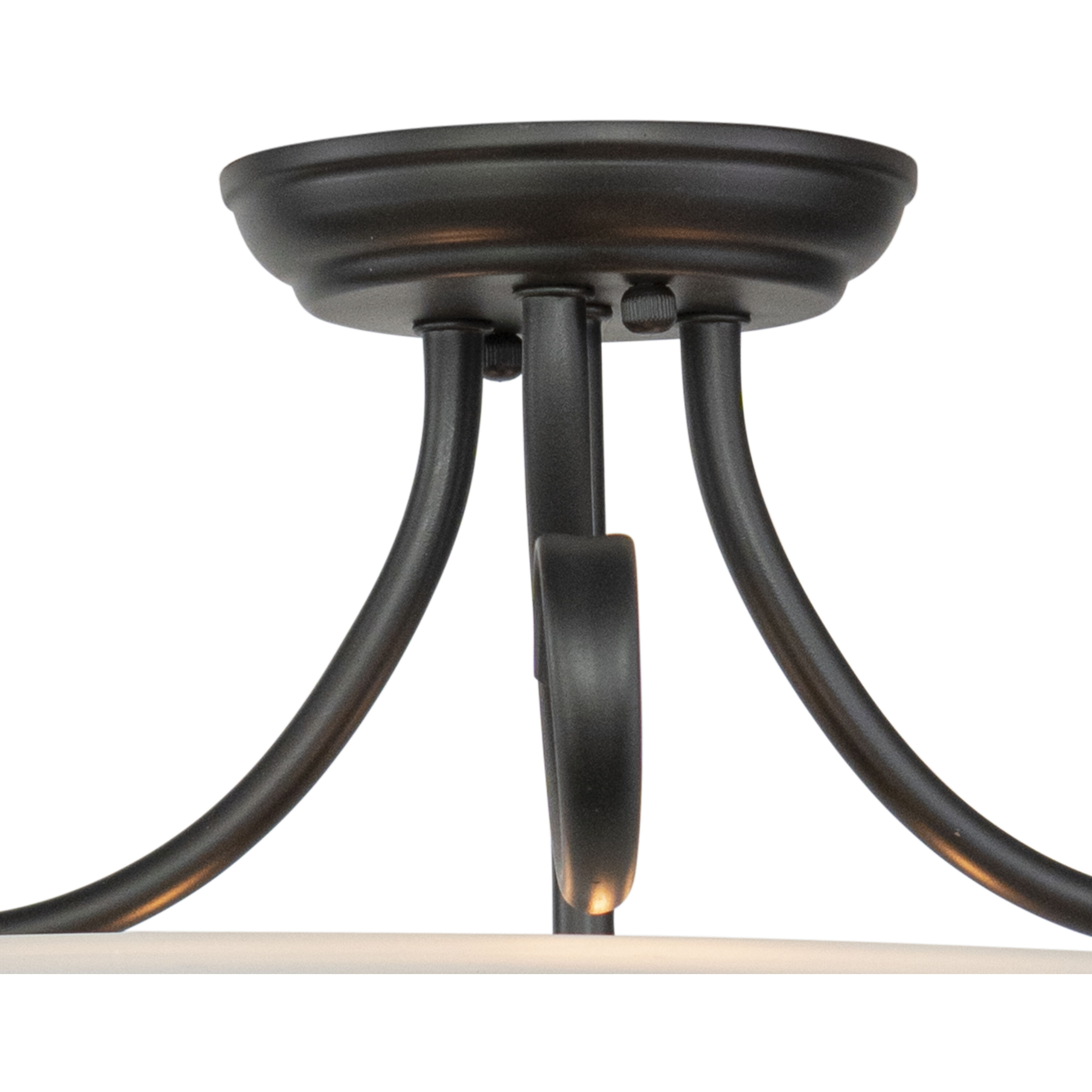 Babylon LED 14 inch Oil Burnished Bronze Semi-Flush Mount Ceiling Light