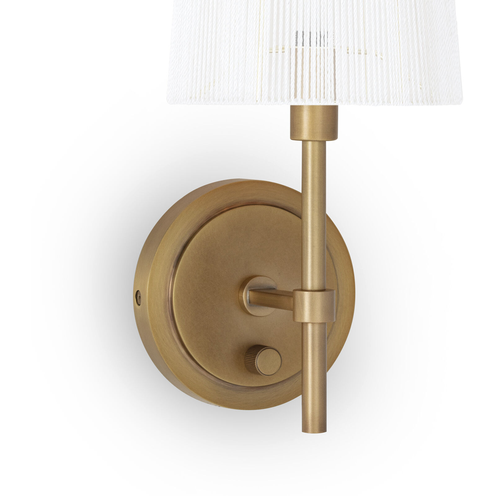 Franklin Wall Sconce Wall Light in Natural Brass