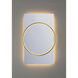 Trails 46 X 30 inch Gold LED Mirror