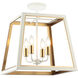 Rosalie 4 Light 16.00 inch Flush Mount