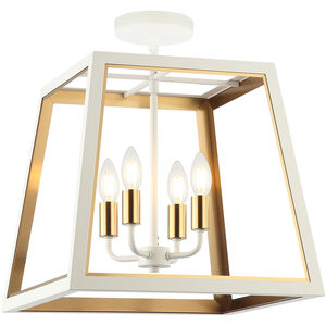 Rosalie 4 Light 16.00 inch Flush Mount