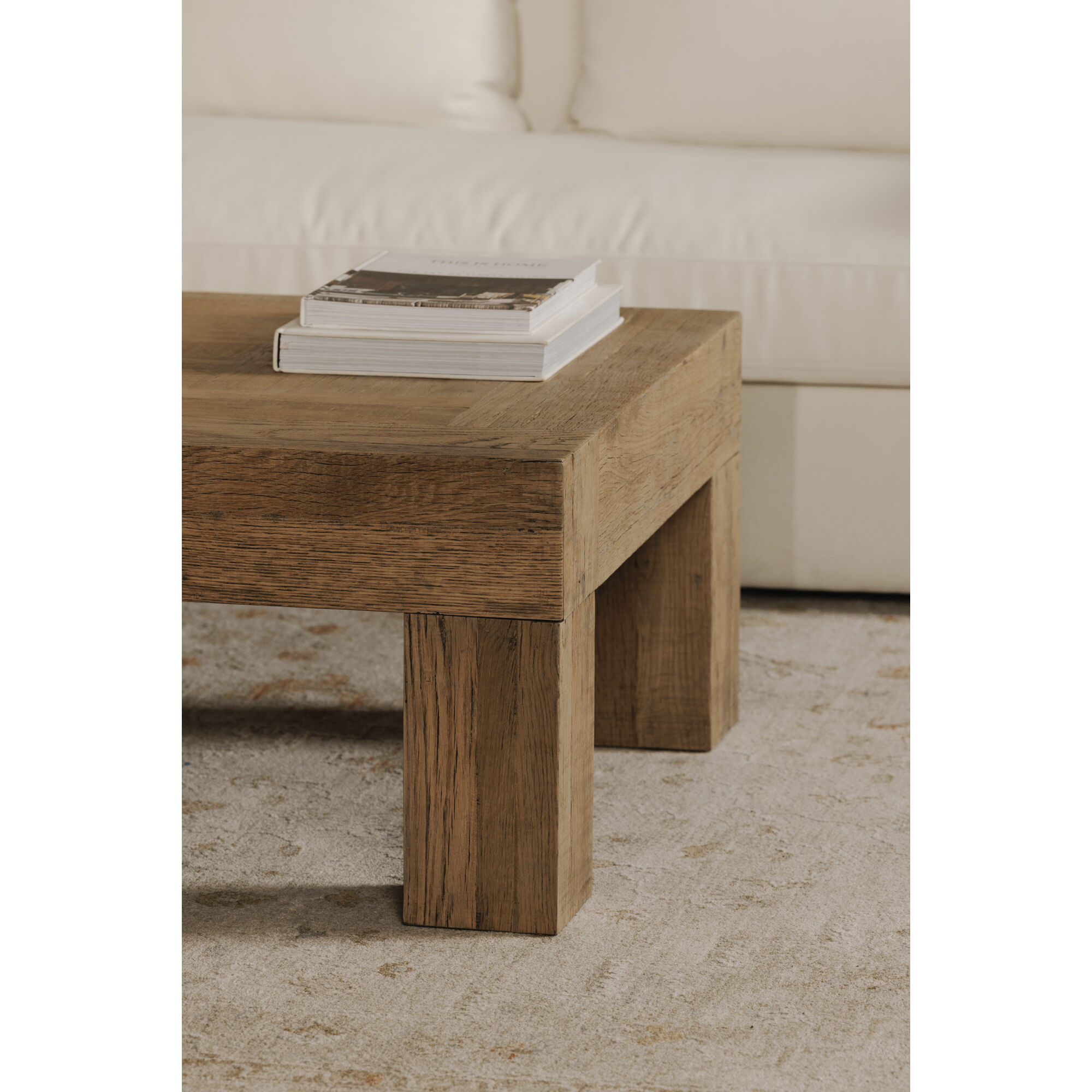 Evander 60 X 32 inch Natural Coffee Table, Rectangle