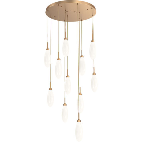 Fiori LED Novel Brass Multi-Port Ceiling Light, Round Multi-Port