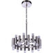 Simple Lux LED 20.08 inch Brushed Polished Nickel Chandelier Ceiling Light