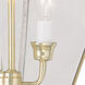 Westover 2 Light 9 inch Polished Brass Outdoor Pendant Lantern