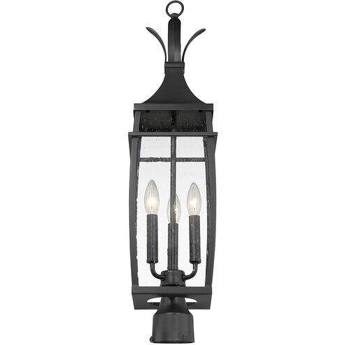 Montpelier 3 Light 29 inch Black Outdoor Post Lantern