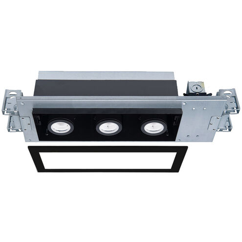 Silo Multiples LED Black Black Multiple Recessed Trim in 3000K, Black/Black