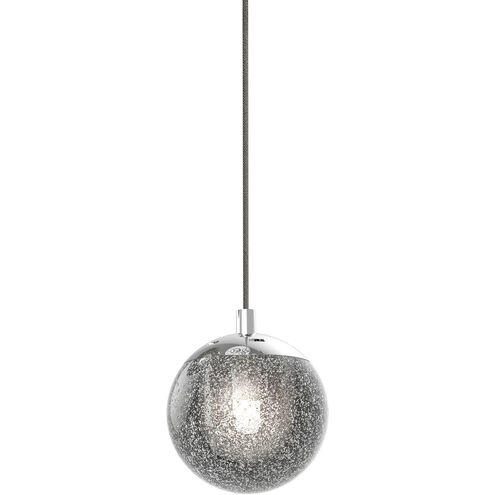 Champagne Bubbles LED 4 inch Polished Chrome Pendant Ceiling Light 