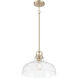 Clarien 1 Light 14 inch Modern Gold Pendant Ceiling Light