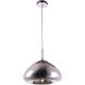 Reflection 1 Light 11 inch Chrome Pendant Ceiling Light