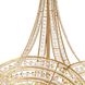 Anastasia 12 Light 26 inch Lacquered Gold Chandelier Ceiling Light