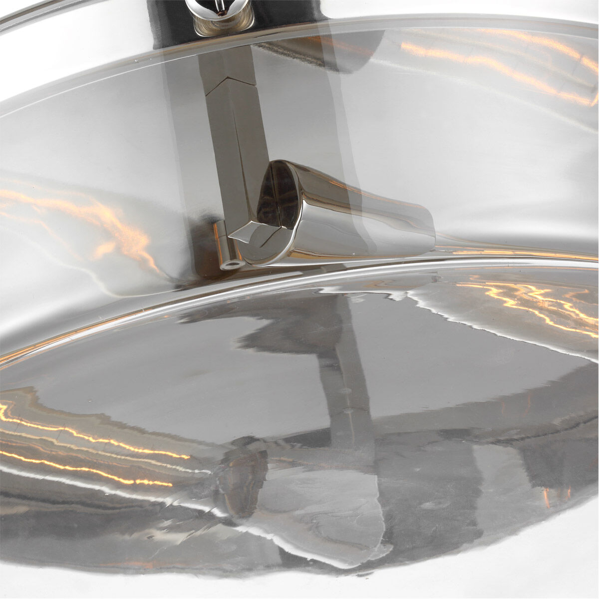 C M by Chapman Myers Garrett 2 Light 18.38 inch Polished Nickel Flush Mount Ceiling Light