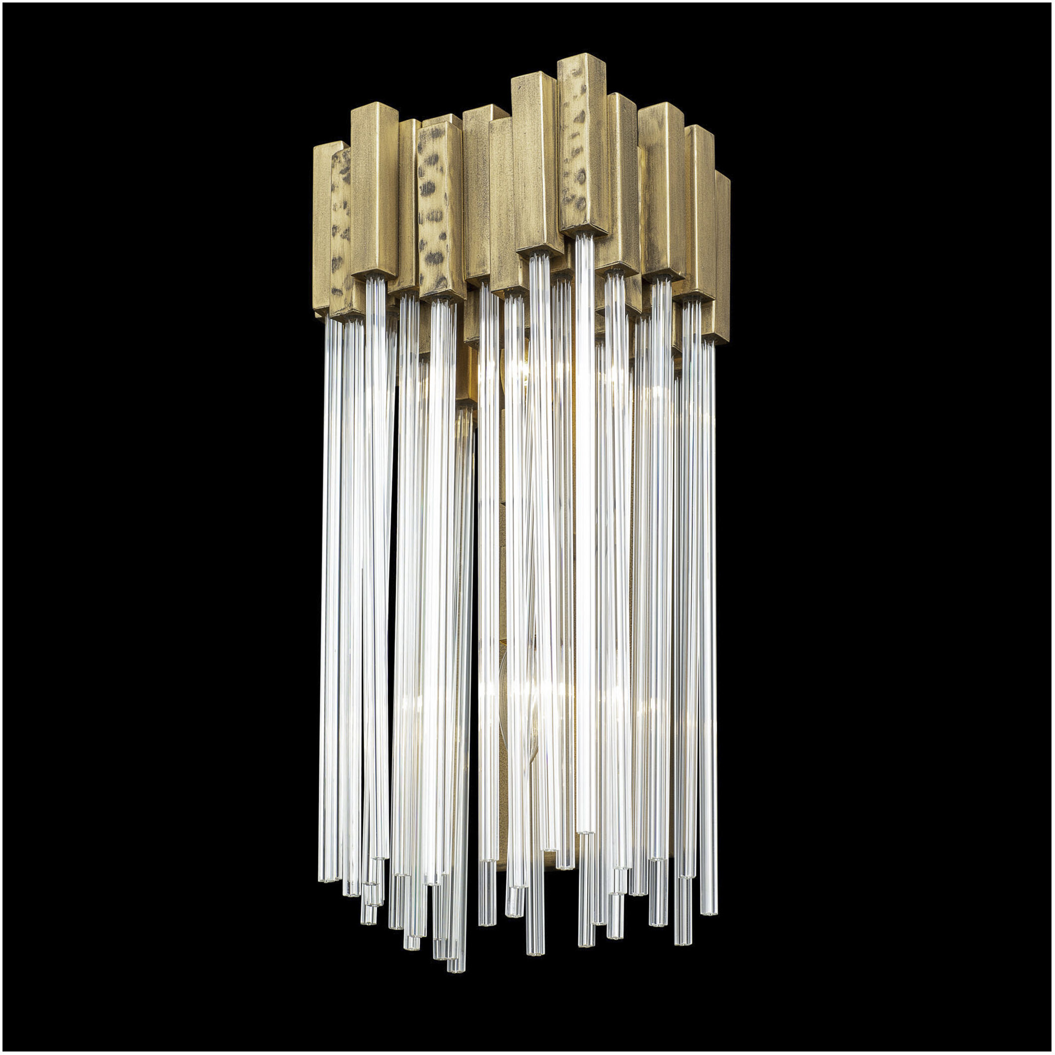Matrix Sconce Wall Light in Havana Gold