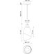 Alora Mood Capri 1 Light 5.25 inch Chrome Pendant Ceiling Light