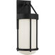 Richard June Otis 1 Light 22 inch Textured Black Outdoor Wall Light in LED